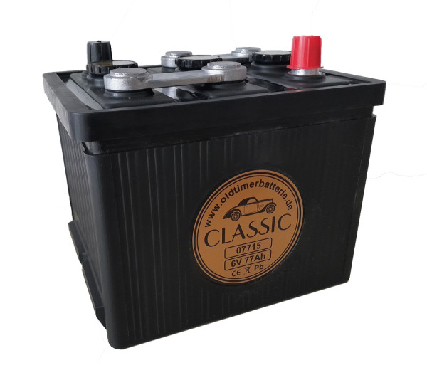 Oldtimerbatterie Classic 6V 77Ah DIN 07715
