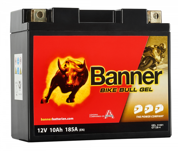 BANNER Bike Bull GEL 51001 / GT12B-4 / 12V 10Ah