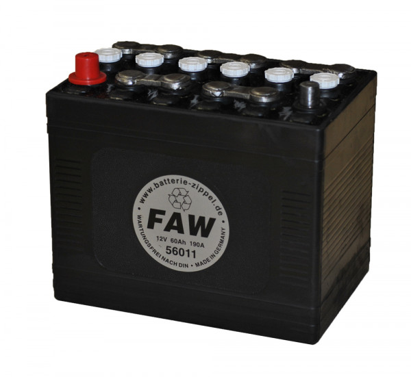 FAW Classic 12V 60Ah 190A DIN 56011