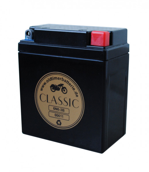 Oldtimerbatterie Classic GEL 6V 6Ah DIN 00611