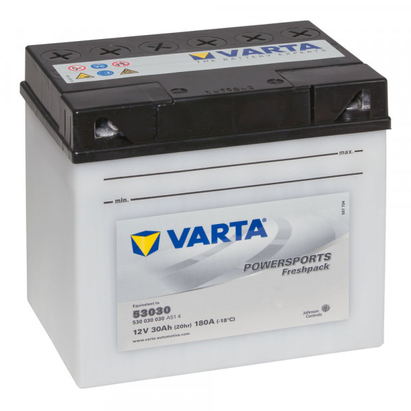 VARTA Powersports Freshpack 53030 / 12V 30Ah