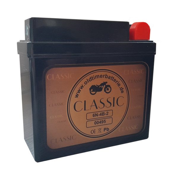 Oldtimerbatterie Classic AGM 6V 4Ah DIN 00495