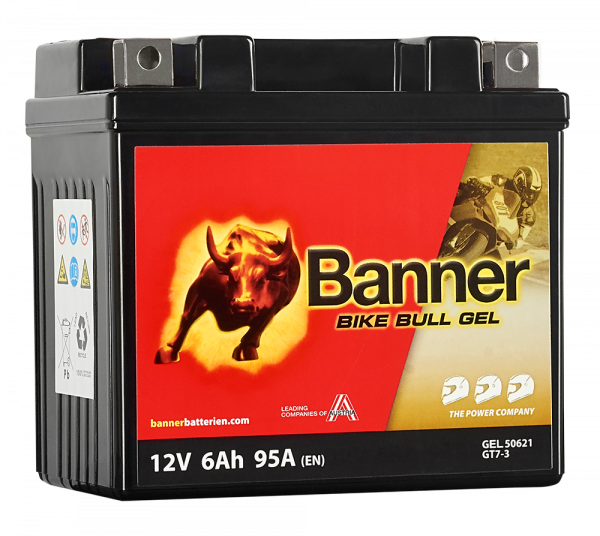 BANNER Bike Bull GEL 50621 / GT7-3 / 12V 6Ah