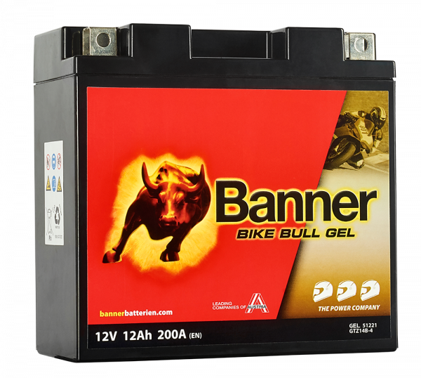 BANNER Bike Bull GEL 51221 / GTZ14B-4 / 12V 12Ah